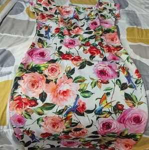 Flower Print Dress